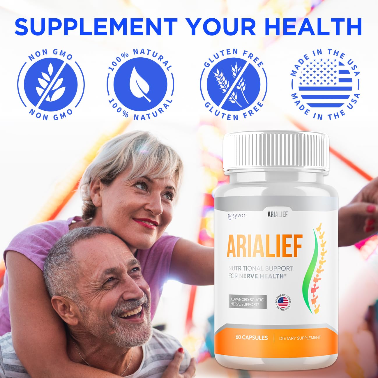 Arialief natural, non GMO, gluten free